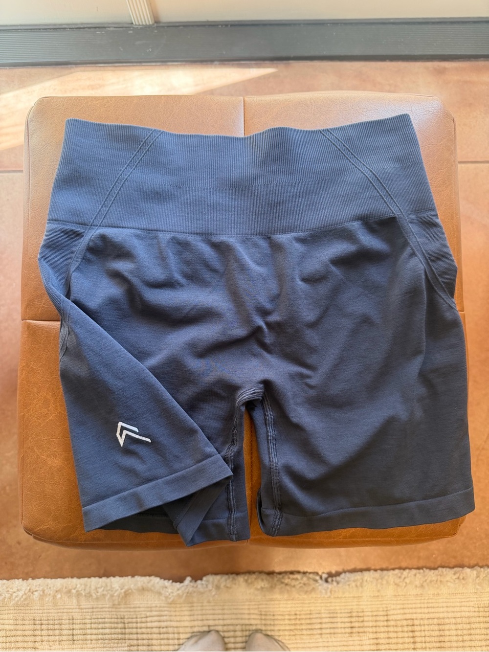 Oner Active True Blue High-Waist Seamless Bike Shorts